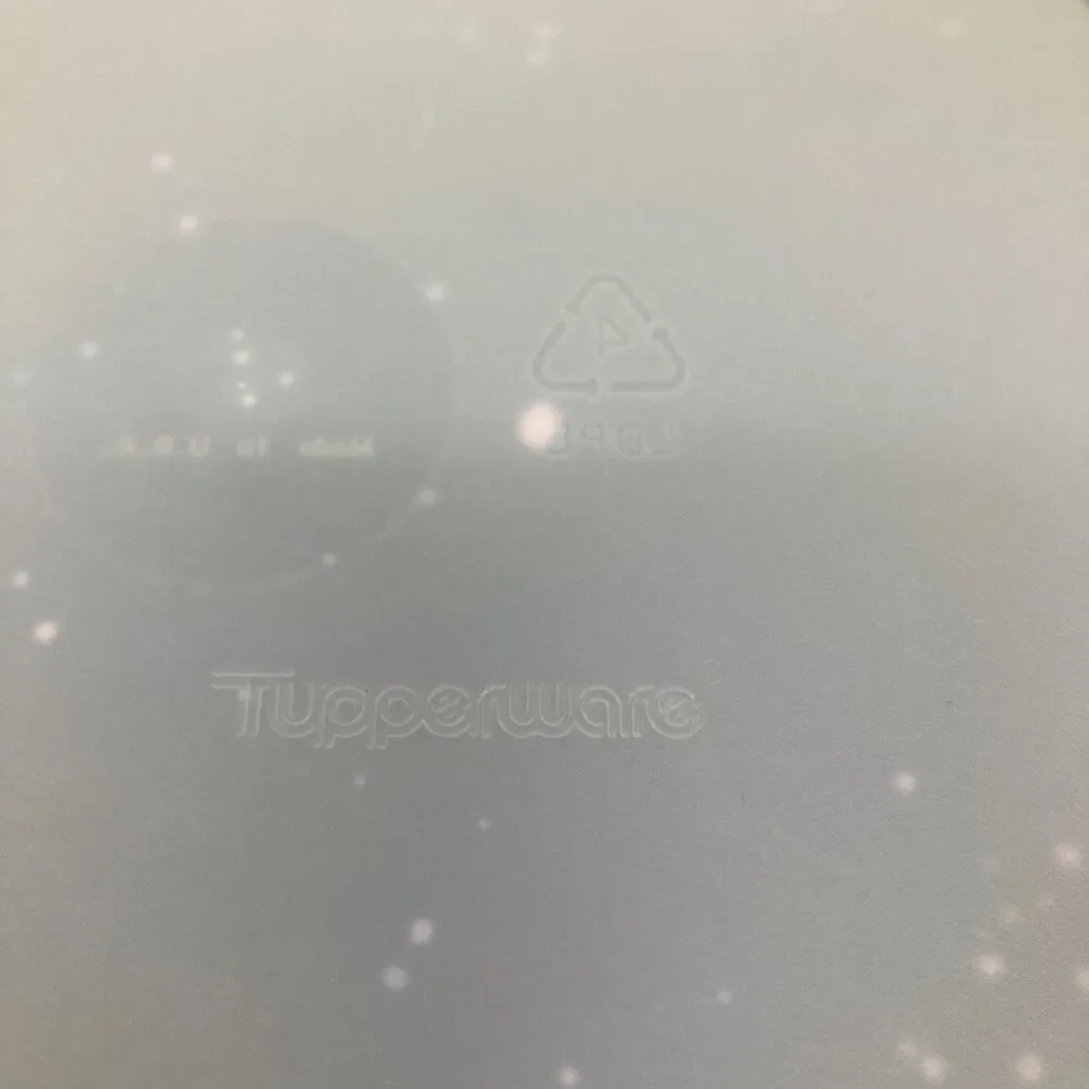 Tupperware 2578 Used Q Replacement Lid 2578A-1 Made In USA